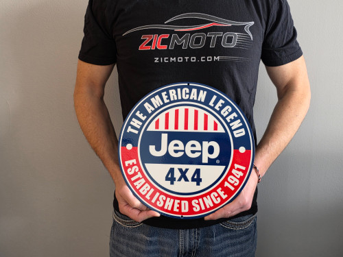 Jeep The American Legend Garage Steel Sign