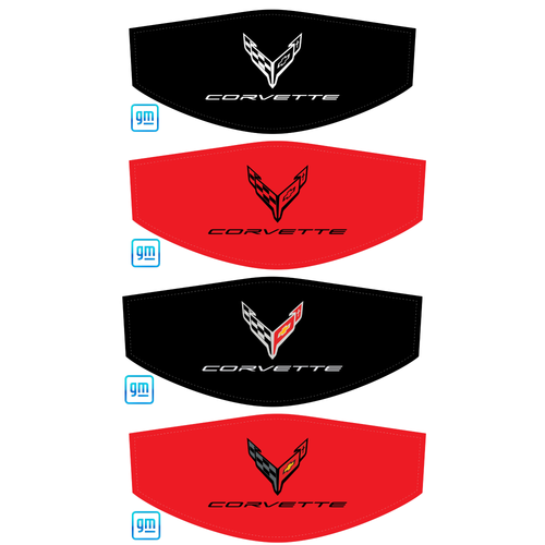 C8 Corvette Script Cross Flags Trunk Cover