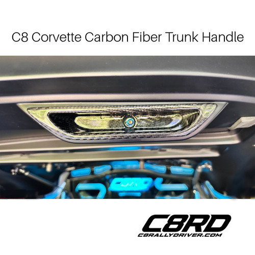 C8 Corvette Coupe Carbon Fiber Trunk Handle