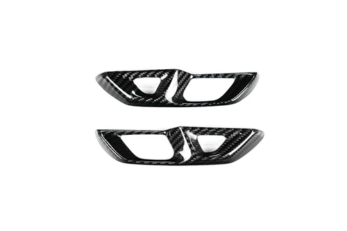 Corvette C8 Carbon Fiber Door Lock Trim Overlay
