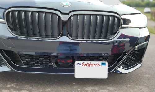 Front License Plate For 2023 BMW 540i with adaptive