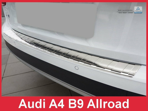 2008-2016 Audi Q5 and SQ5 - Black Chrome Stainless Steel Bumper Protector  Guard