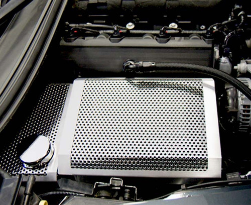 Corvette C7 - Perforated/Brushed Fuse Box Cover