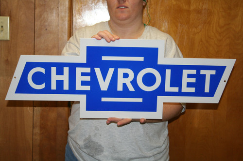Chevrolet Bowtie Vintage Steel Sign