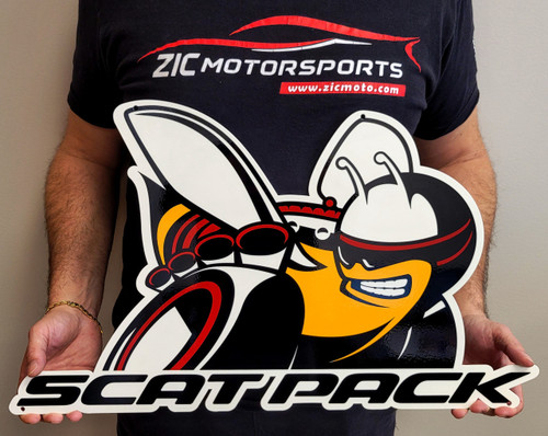 Dodge Scatpack Bee Steel Sign - Ver2