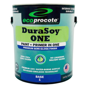 EcoProCote DuraSoy ONE Paint Primer, Semi-Gloss, Factory Tinted EcoProCote DuraSoy ONE Paint Primer, Semi-Gloss, Factory Tinted