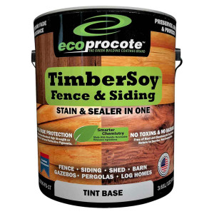 EcoProCote TimberSoy Fence Stain and Sealer, Factory Tinted EcoProCote TimberSoy Fence Stain and Sealer, Factory Tinted