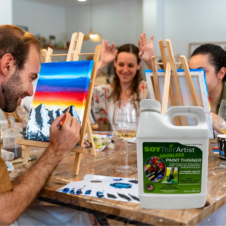 SoyThin Artist & Glazing Odorless Paint Thinner