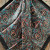 35X35" Black Floral Wild Rag / Scarf 