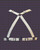 An X-shaped white webbing harness with black hands, with another strap under the X to give an outline of wings on the sides
