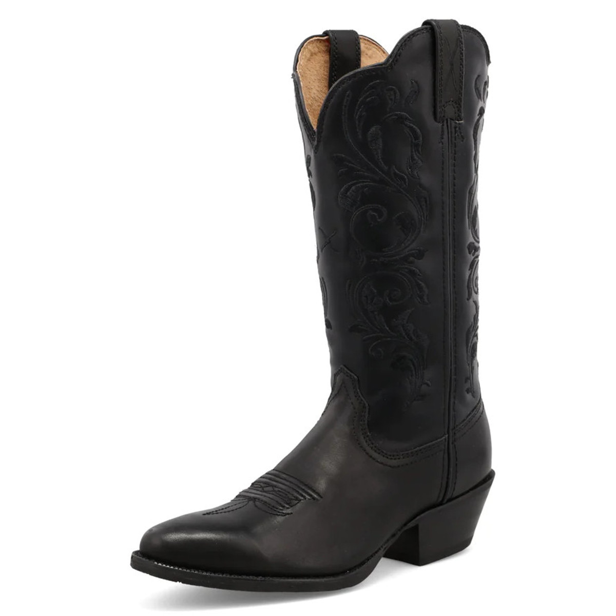 Twisted X Women's Black 12" Western R Toe Cowgirl Boots