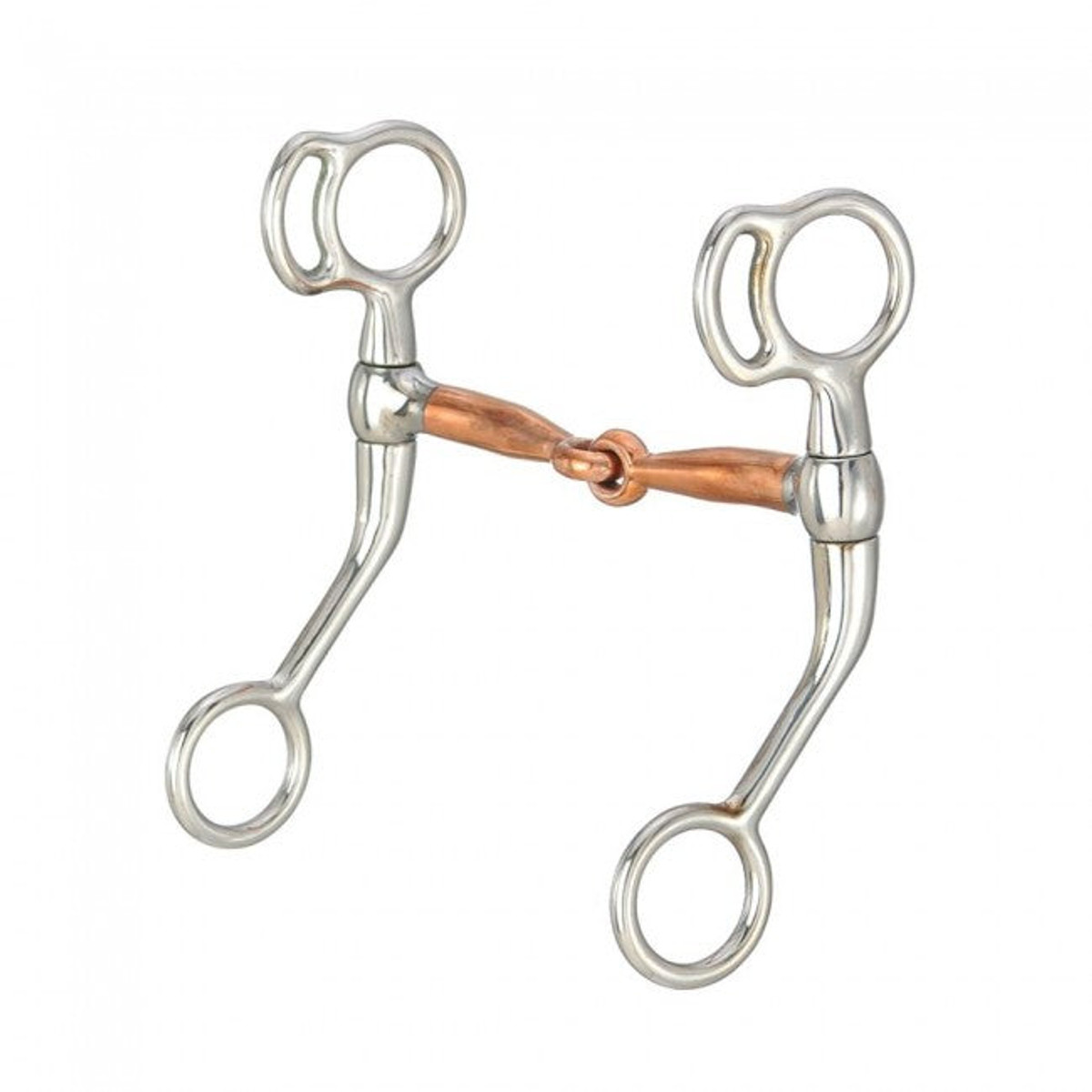 Tough-1 Miniature Training Snaffle with Copper Mouth Bit