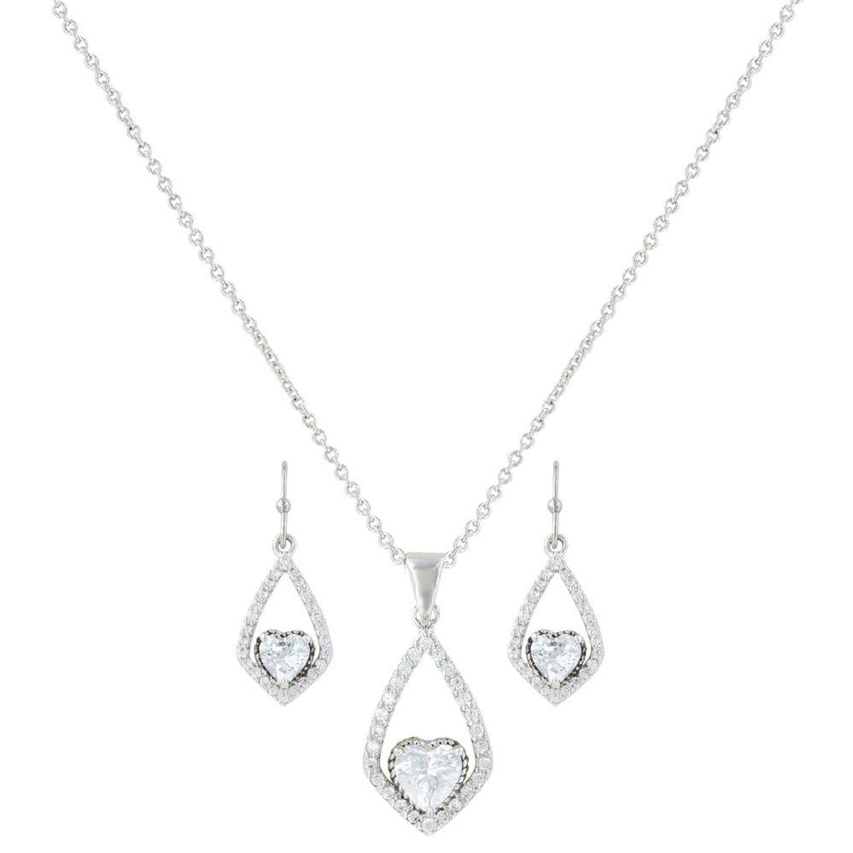 Montana Silversmiths Hearts on a Swing Jewelry Set Montana Silversmiths Hearts on a Swing Jewelry Set