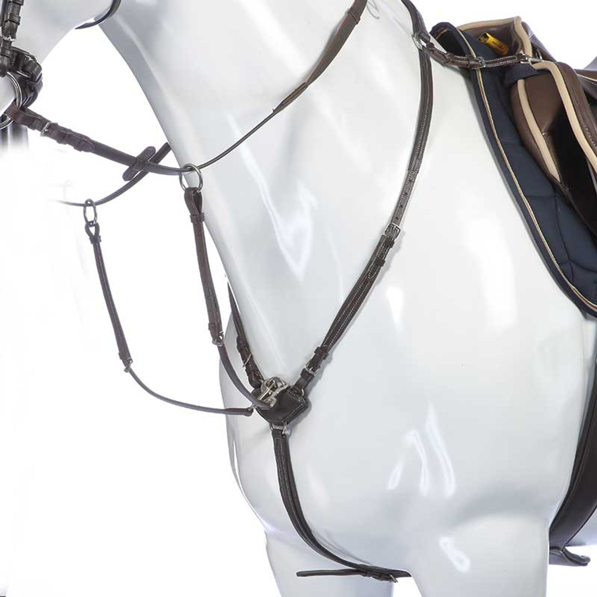 Kavalkade Dekor Soft Leather 3 Point Breastplate