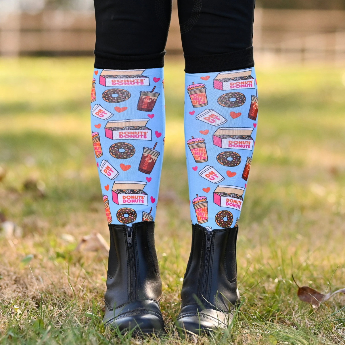 Dreamers & Schemers Donuts Pair & A Spare Boot Socks Dreamers & Schemers Donuts Pair & A Spare Boot Socks