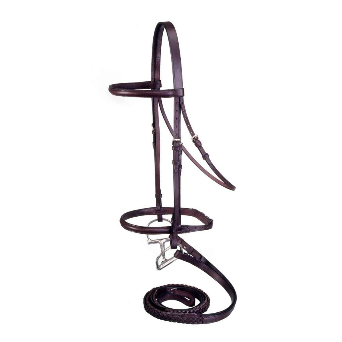 Snaffle Bridle with Plaited Reins Snaffle Bridle with Plaited Reins