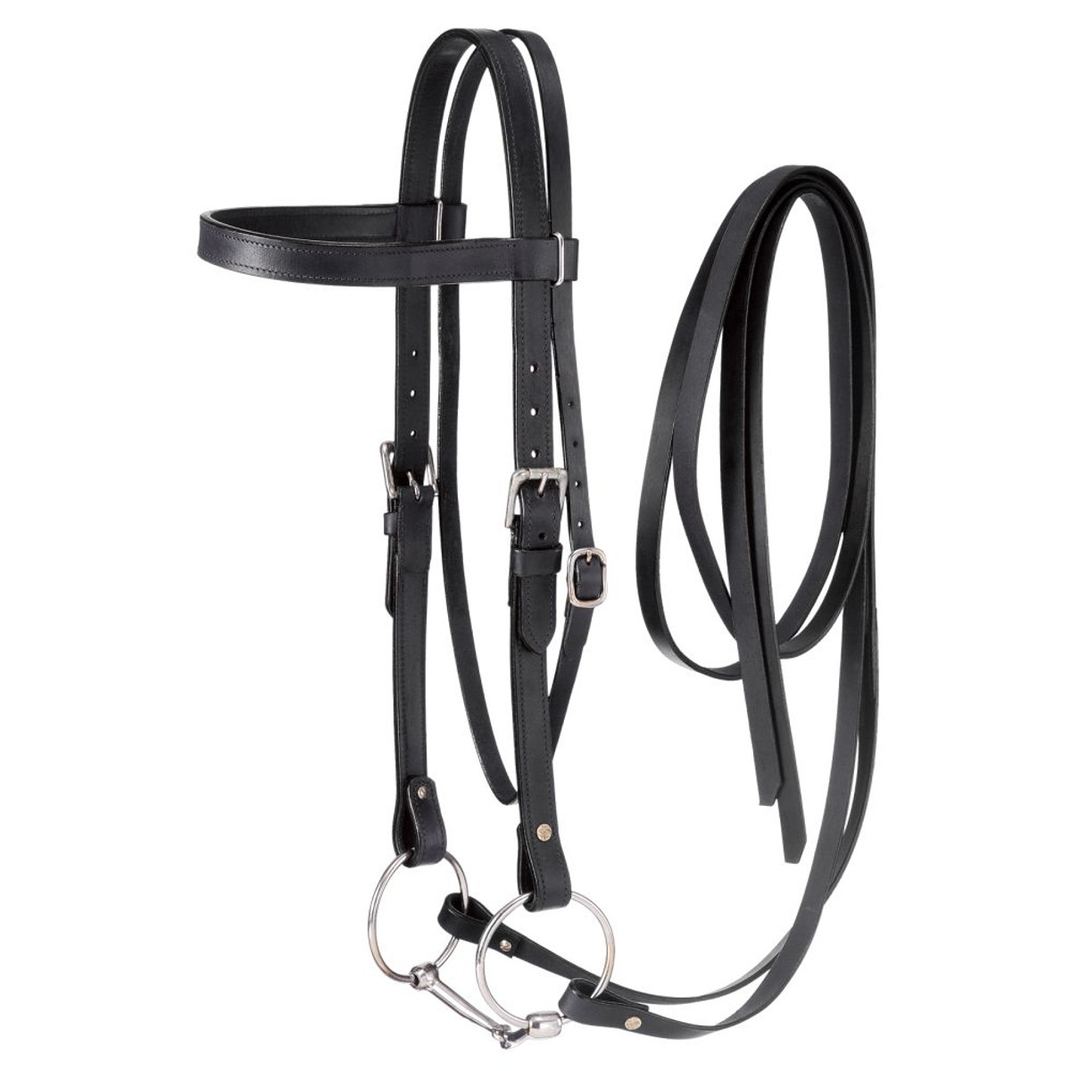 King Series Draft Horse Leather Bridle