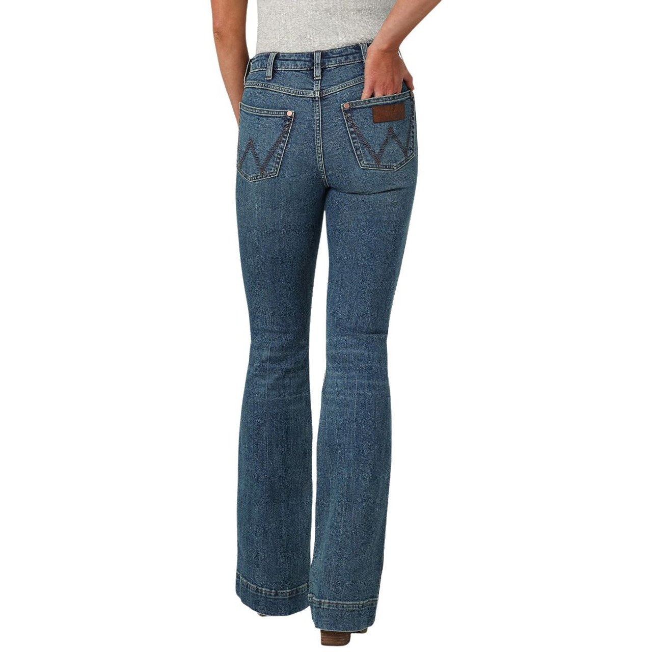 Wrangler Women's Retro Premium High Rise Trouser Jeans - Briley - Millbrook  Tack