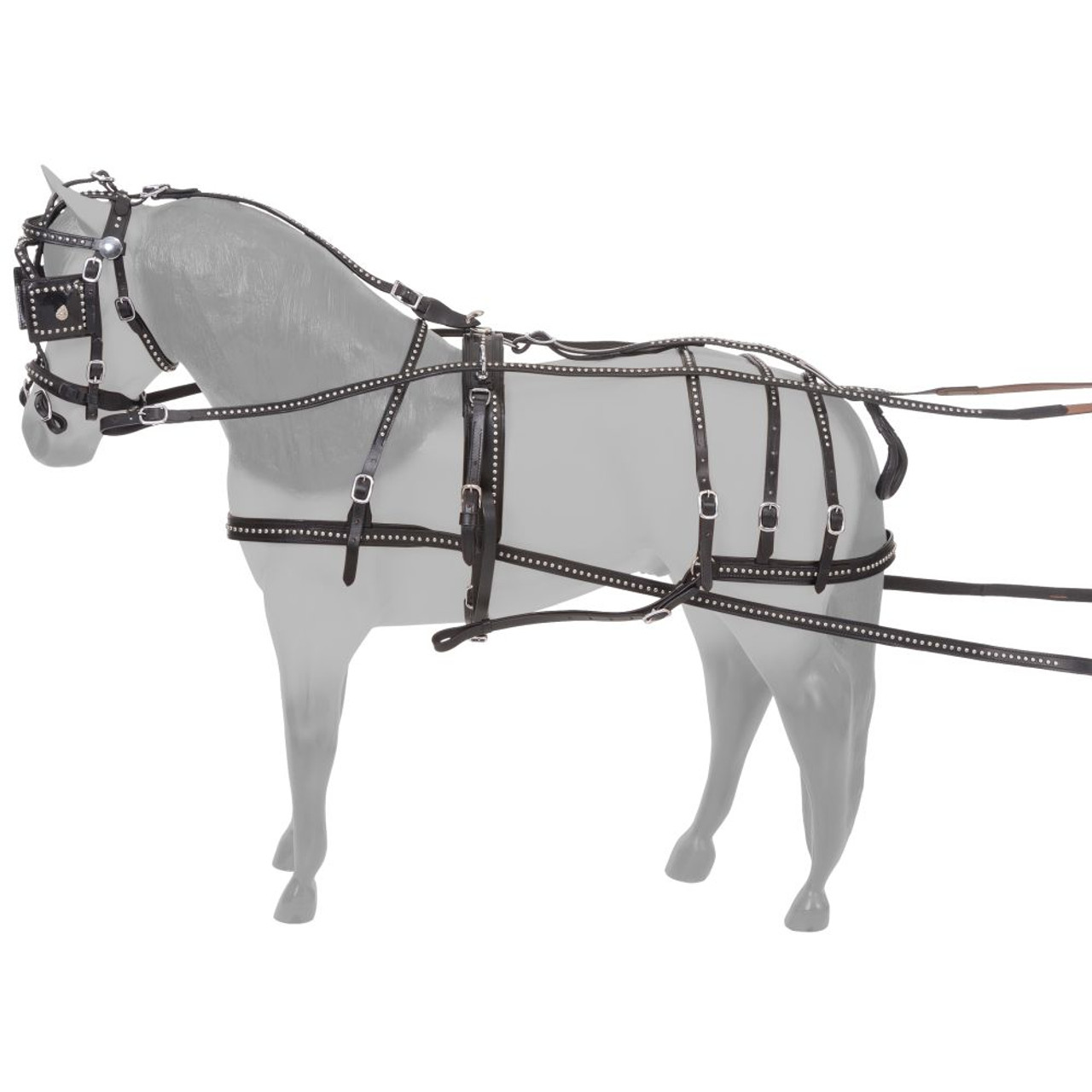 Royal king Spotted Leather Miniature Harness - Millbrook Tack