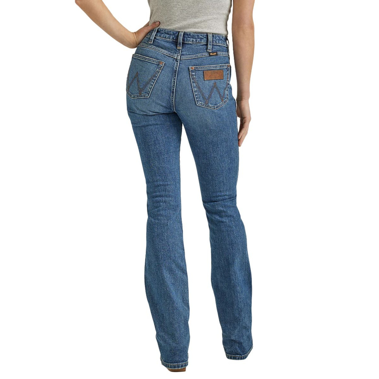 Womens wrangler jeans sales on sale