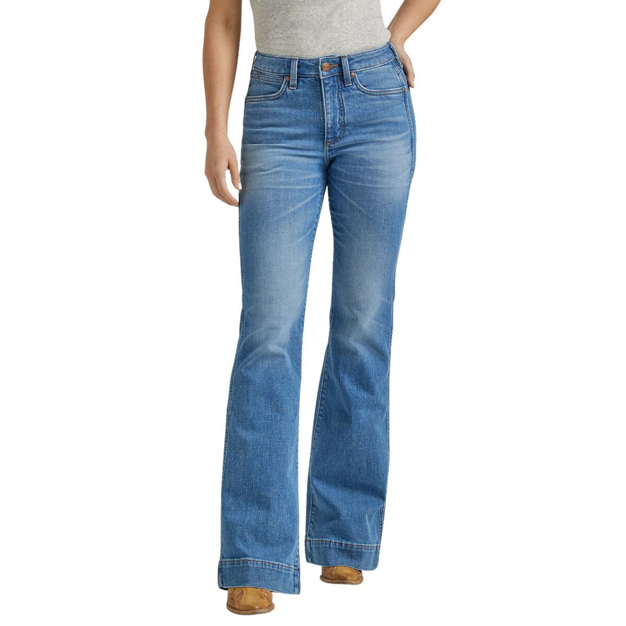 Wrangler Women's Retro Premium High Rise Trouser Jeans - Briley - Millbrook  Tack