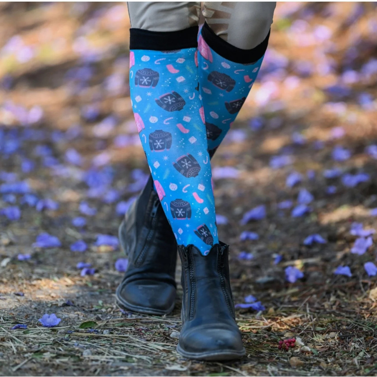 Matching socks and saddle pads