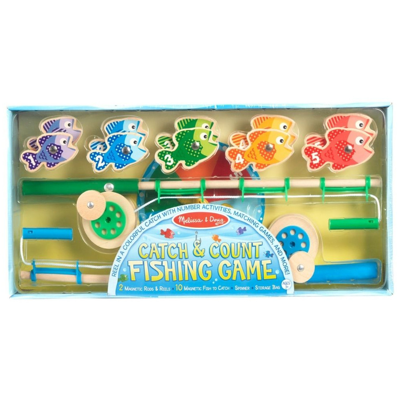 Melissa & Doug Catch & Count Fishing Rod Set