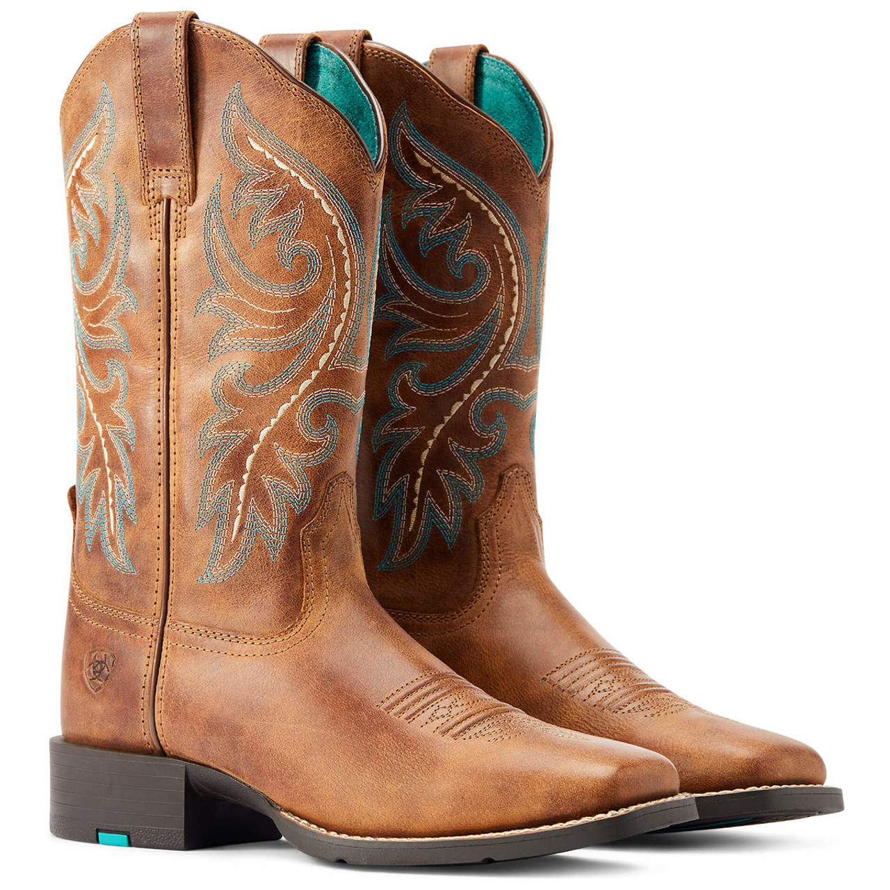 Ariat Women's Desert Sand Round Up Back Zip Cowgirl Boots