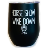 Spiced Equestrian Horse Show Wine Down Insulated Wine Mug