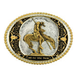 Montana Silversmiths End of the Trail Two Tone Attitude Belt Buckle