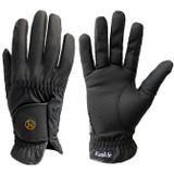 Kunkle Black Winter Riding Gloves