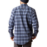 Ariat Men's Allure Plaid Rebar Flannel Durastretch Long Sleeve Work Shirt