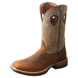 Twisted X Men's 12" Caiman Print Tech X Cowboy Boots