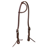 Weaver Working Tack 5/8" Sliding Ear Headstall - Stainless Steel