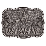 Montana Silversmiths All Gave Some Remembrance Attitude Belt Buckle