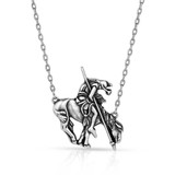 Montana Silversmiths End of the Trail Pendant Necklace