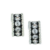 Montana Silversmiths Crystal Shine Small Hoop Earrings