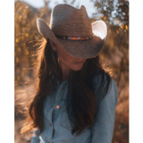 Outback Trading Carlsbad Straw Cowgirl Hat