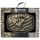 Montana Silversmiths Cowboy Since 1776 Attitude Belt Buckle