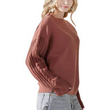 Women's Soft Touch Cable Knit Sweater