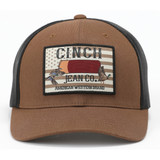 Cinch Brown FlexFit SnapbackTrucker Cap