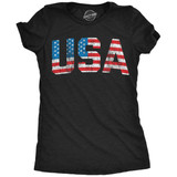 Women's Vintage "USA" Tee