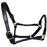 Bridleberry Barrel Braided Leather Halter