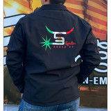 Spin-Em Men's Black Cinco De Mayo Soft Shell Jacket