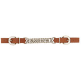 Weaver Horizons 4.5" Single Flat Link Chain Curb Strap - Golden Brown