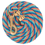 Weaver Poly Lead Rope with a Solid Brass 225 Snap