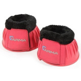 Arma by Shires Equestrian Black Fleece Over Reach Boots