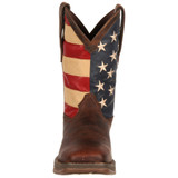 Rebel by Durango Men's Patriotic Flag Pull-On Square Toe Cowboy Boots