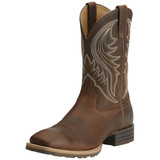 Ariat Men's Brown Oiled Rowdy Hybrid Rancher Cowboy Boots