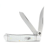 HOOey Large White Jig Bone Trapper Knife